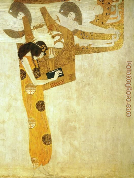 Gustav Klimt Longing for Happiness